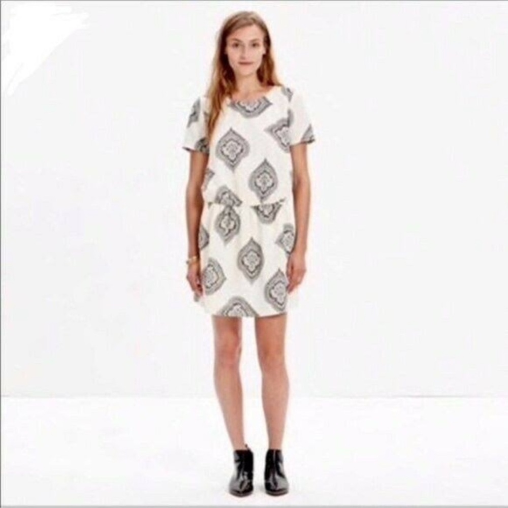 Madewell Paisley Drop Dress Size Medium